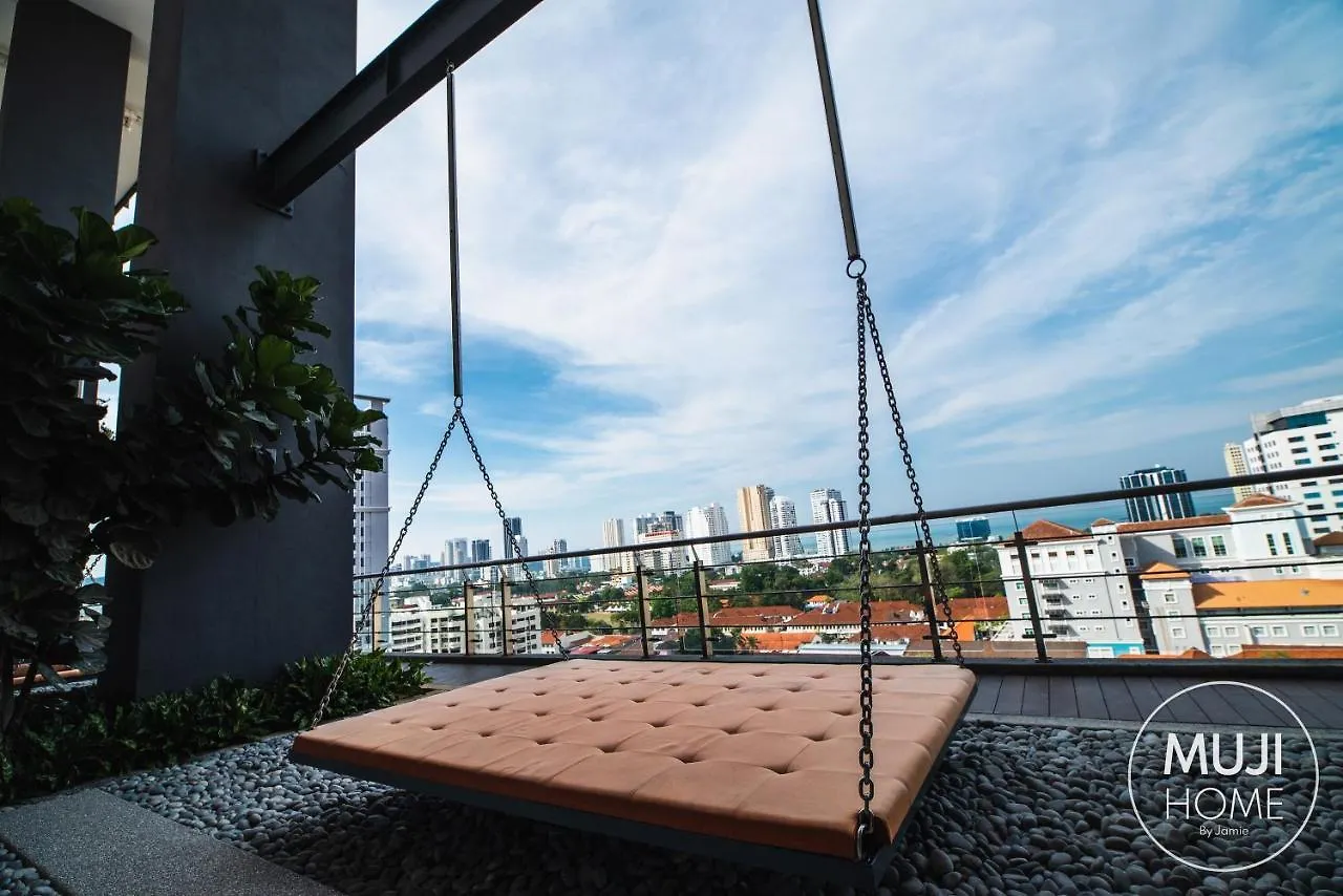 Apartment Muji Studio 2 - Seaview At 218 Tropicana Near Komtar Food Heaven With Netflix & Tv Box George Town